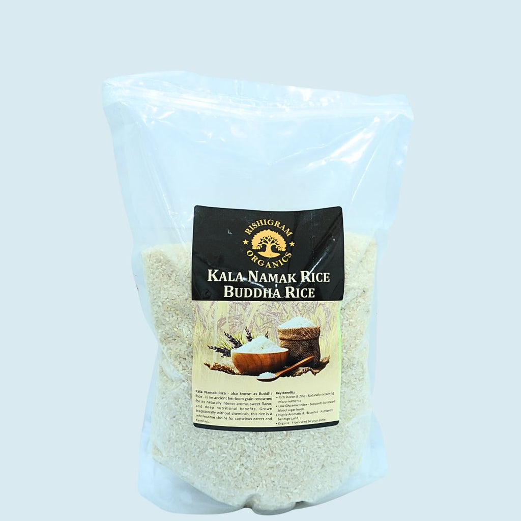 500g A2 Deshi Cow Vedic Bilona Ghee + 1Kg Kalanamak Rice