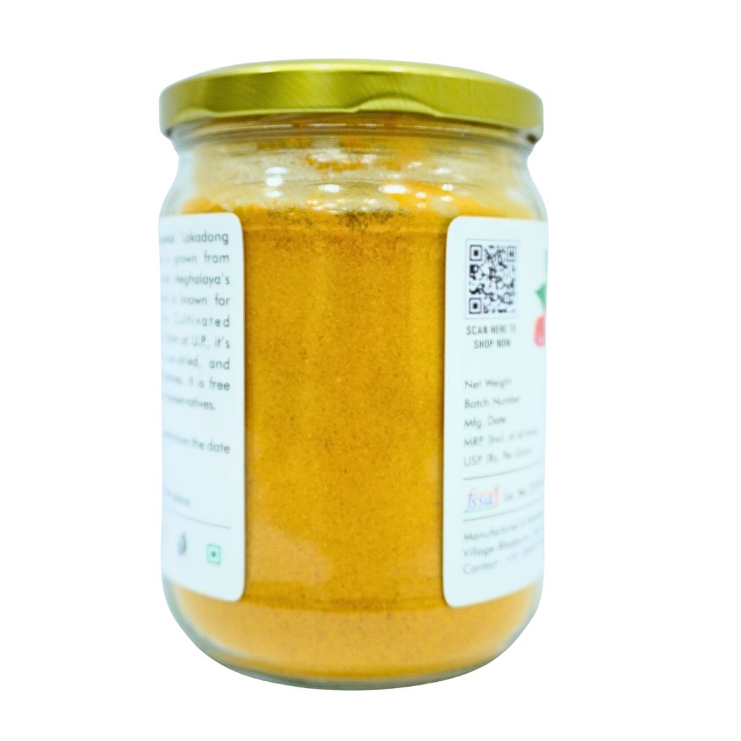 500g A2 Deshi Cow Vedic Bilona Ghee + 500g Lakadong Turmeric