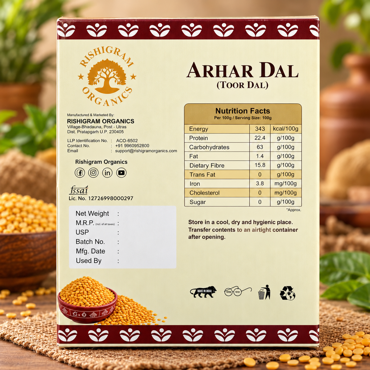 Deshi Toor Dal