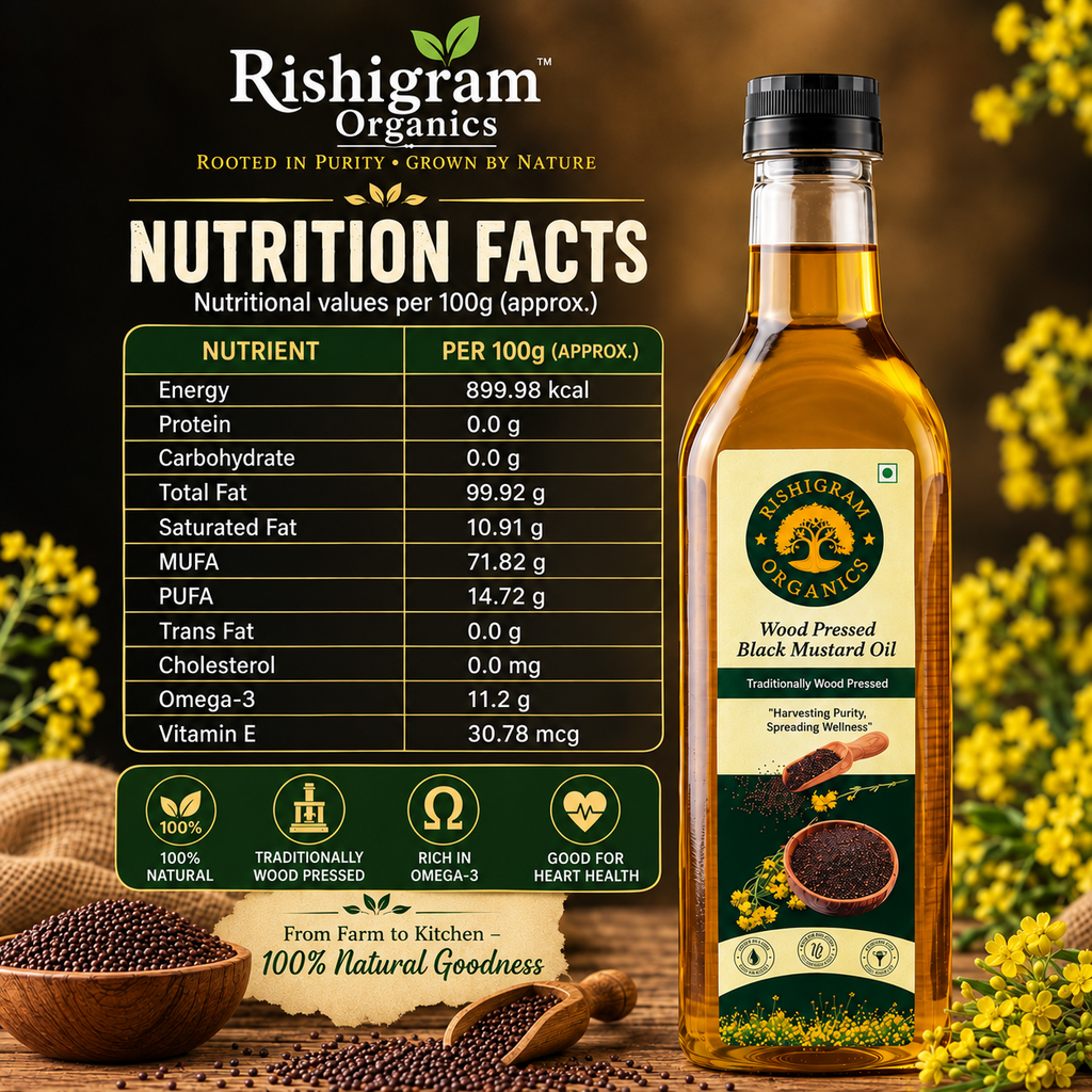 Wood Pressed Black Mustard Oil
