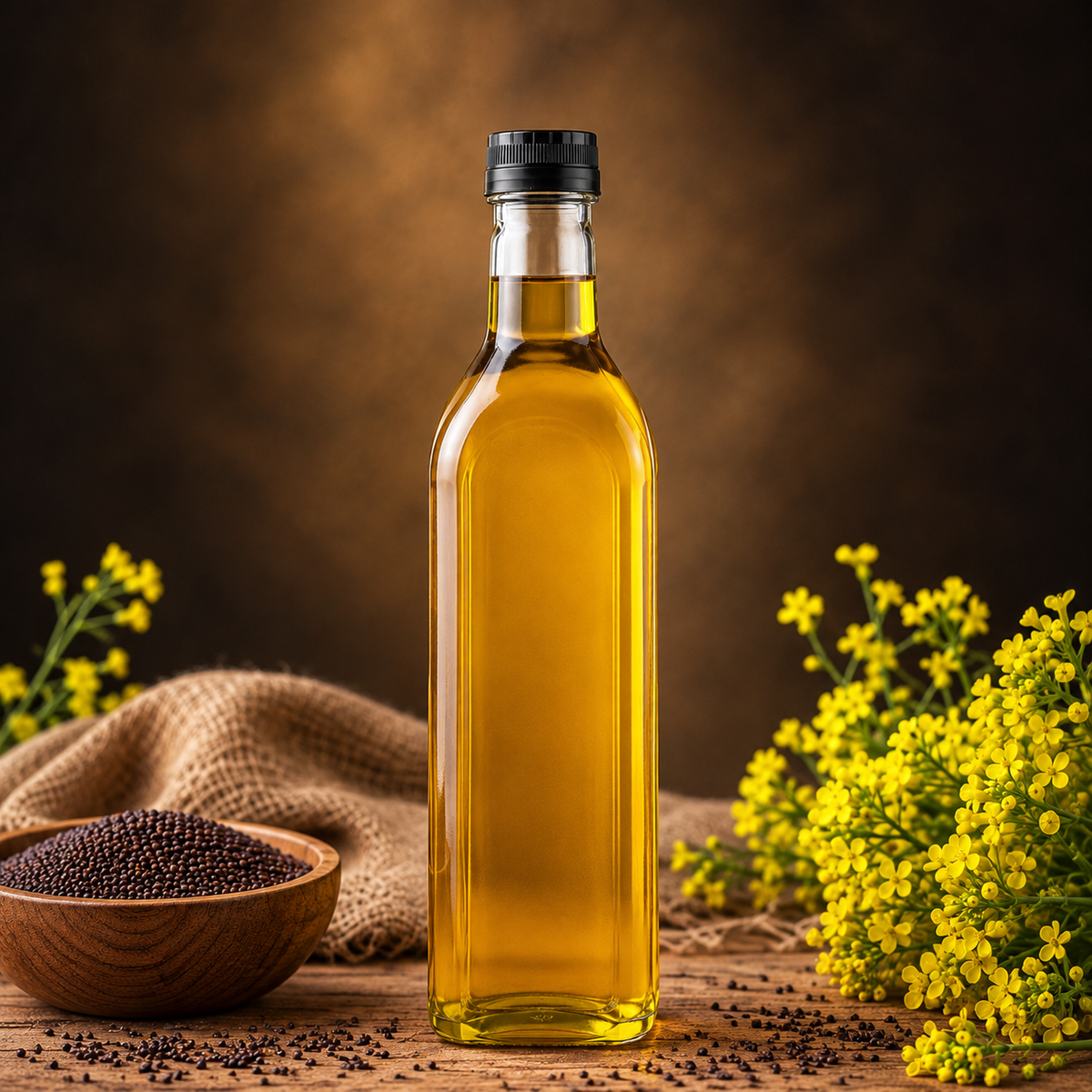 Wood Pressed Black Mustard Oil